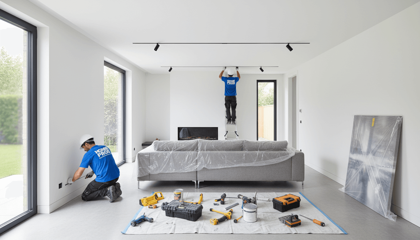 Beautifully refurbished home interior showing quality home improvement craftsmanship