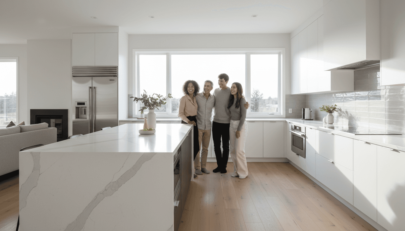 Modern kitchen refurbishment with new cabinets and professional finishing