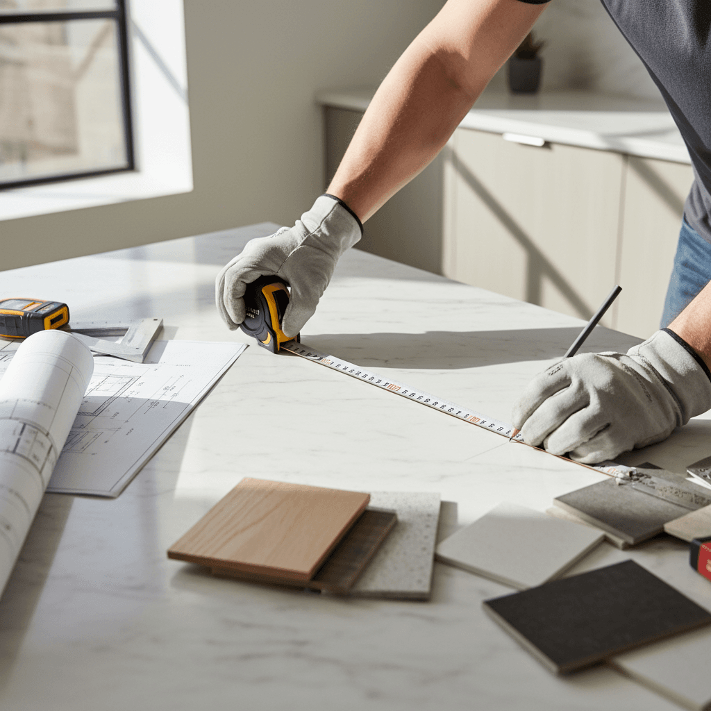 Professional home refurbishment planning and consultation at residential property