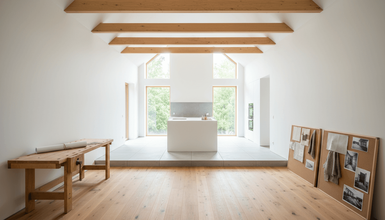 Loft conversion with natural light and modern design
